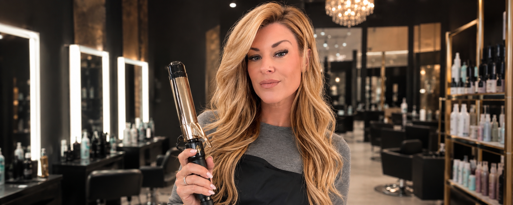 Sarah — founder & master stylist at Volume & Vibe